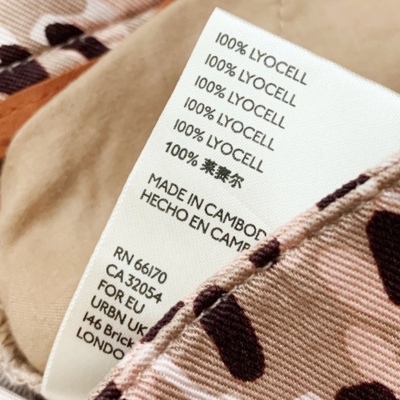 NWT Anthropologie Isobel Printed Wide Leg Crop Pants - Picture 8 of 8